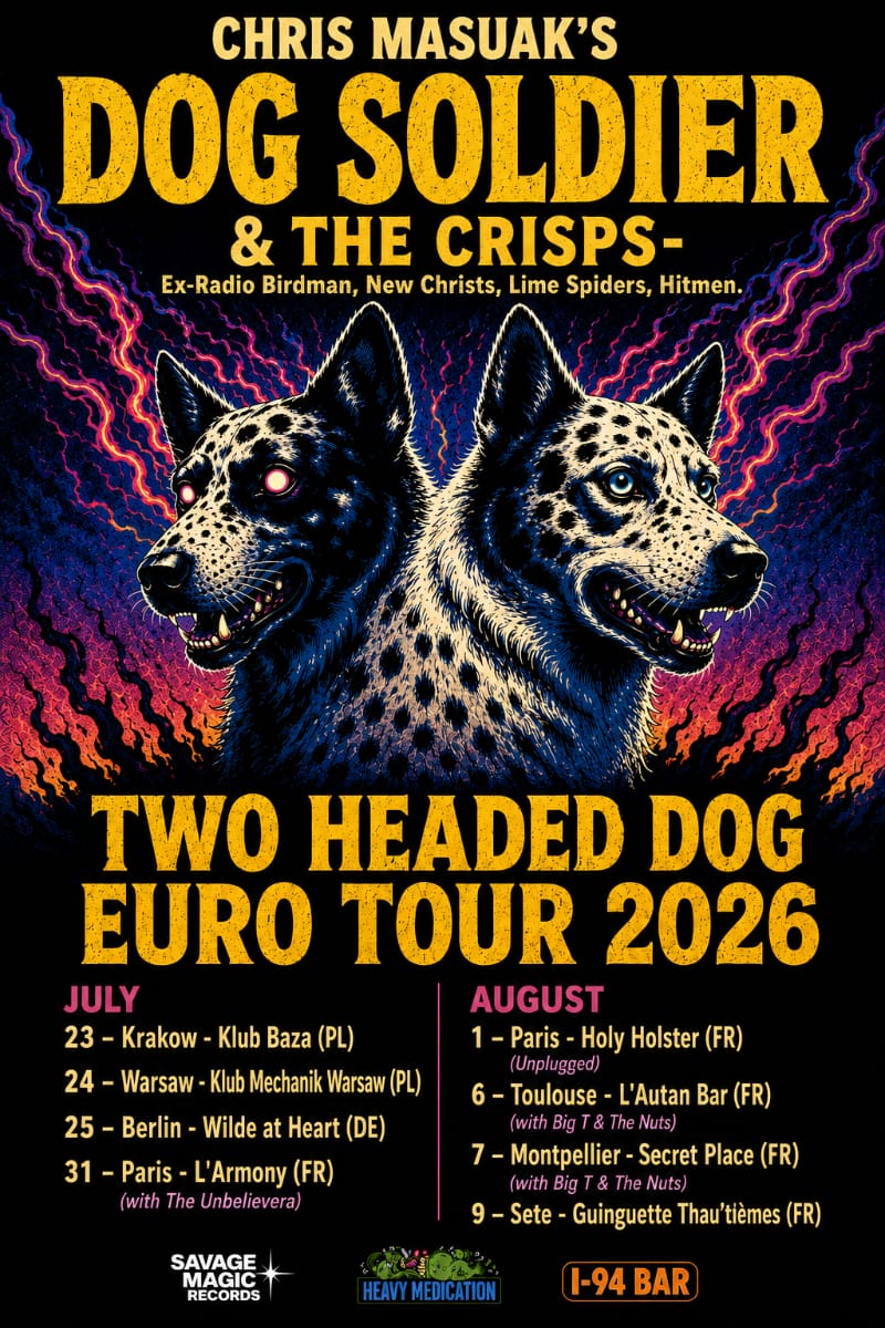 dog soldier euro tour poster web
