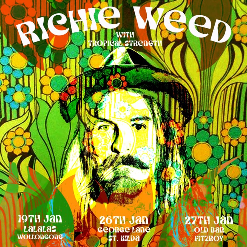 richie weed gigs poster