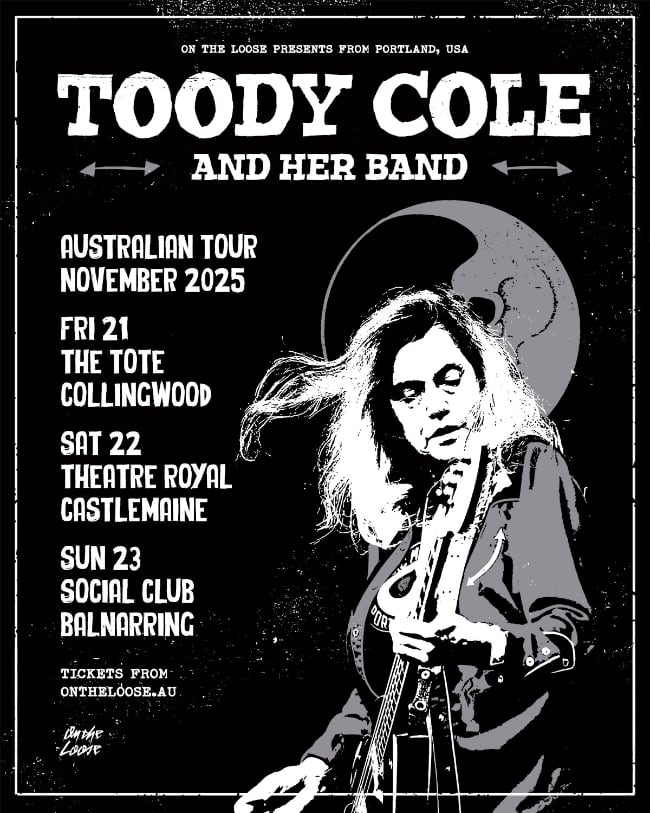 toody cole tour poster