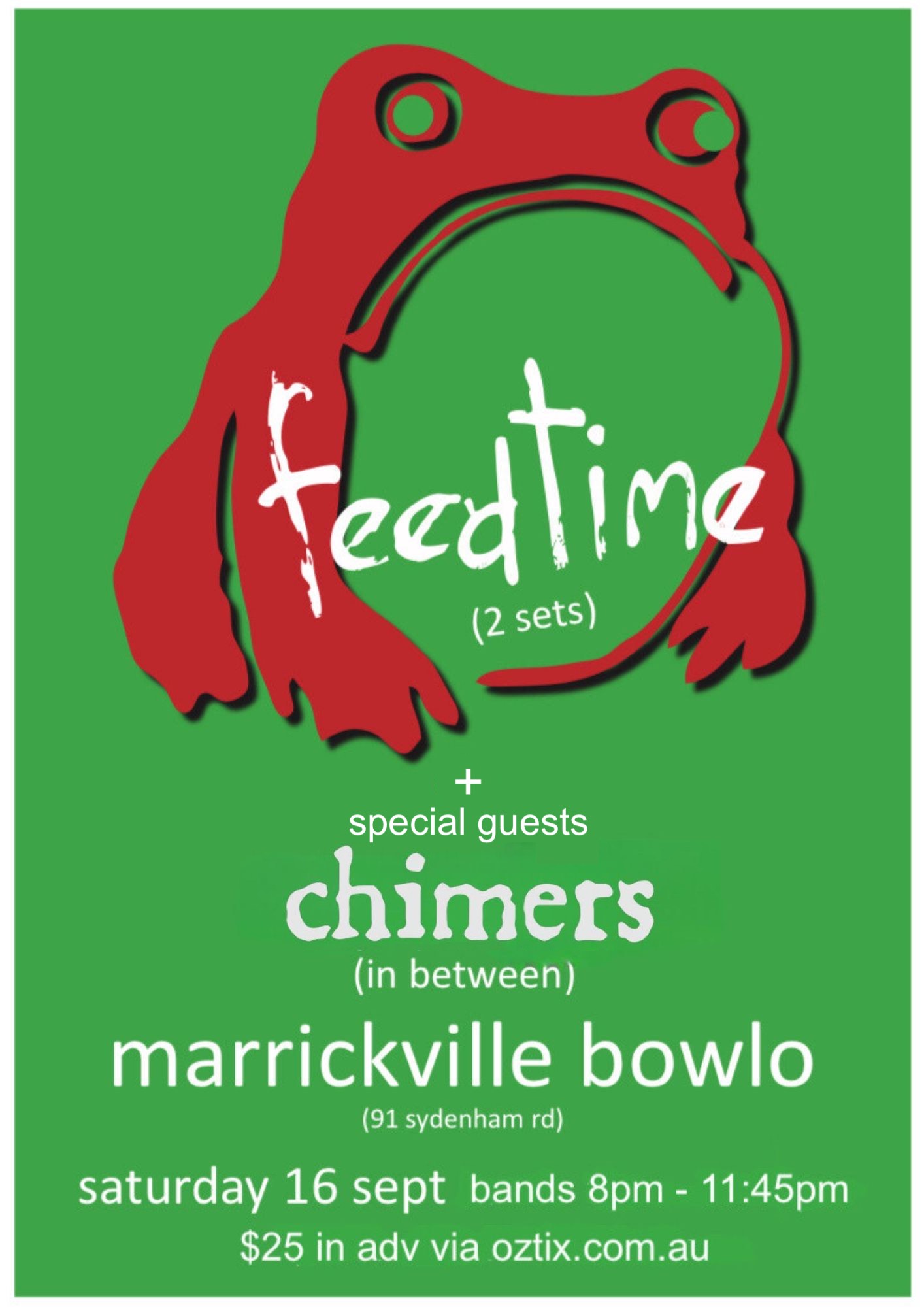 feedtime chimers Bowlo red frog tweak